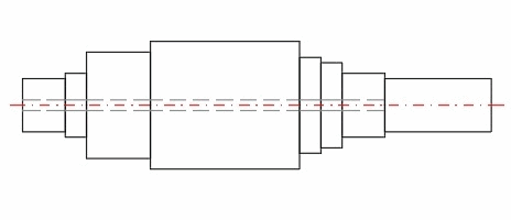 Shaft-design, 2D drawing Shaft-design, 2D drawing