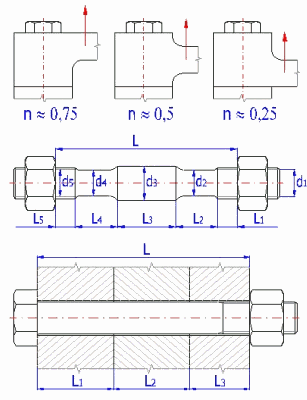 Bolt Connection - Dimensions