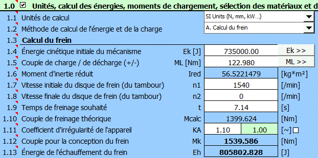 Calcul du couple Calcul du couple