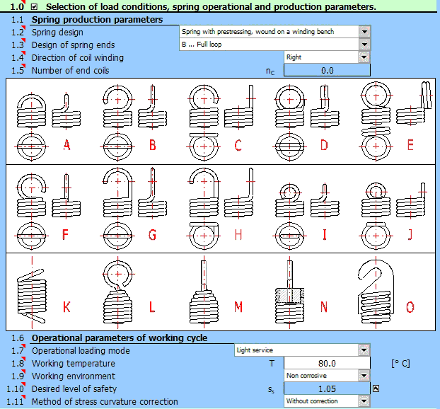 Design of Helical Tension Cylindrical Springs