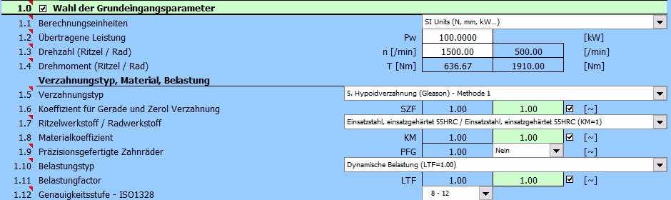 Kegelrad und Hypoidverzahnung - Aufgabe