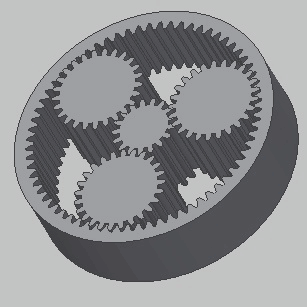 Planetary Gearing - 3D Model Planetary Gearing - 3D Model