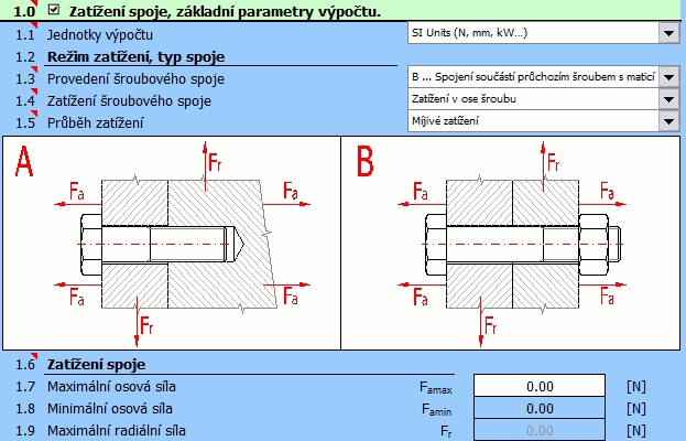 Předepjatý šroubový spoj - základní zadání Předepjatý šroubový spoj - základní zadání