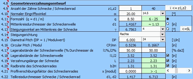 Schneckenräder - Geometrieverzahnungsentwurf Schneckenräder - Geometrieverzahnungsentwurf