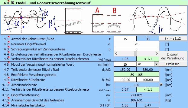 Geradflankige und schräglankige Stirnverzahnung - Modul - und Geometrieverzahnungsentwurf Geradflankige und schräglankige Stirnverzahnung - Modul - und Geometrieverzahnungsentwurf