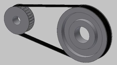 Courroies synchrones - 3D modele