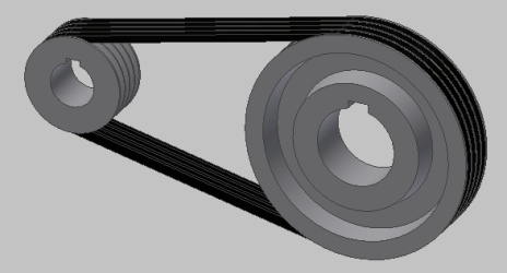 V-Belts - 3D Model V-Belts - 3D Model